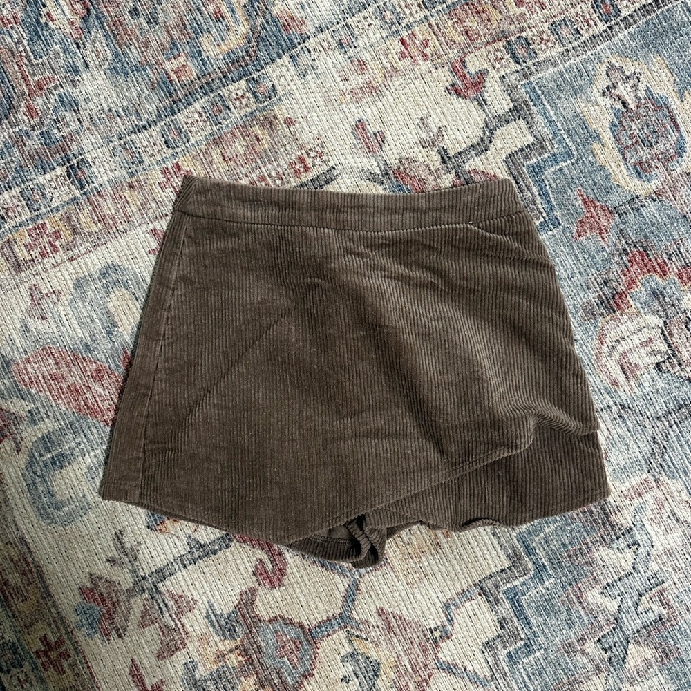 Altar’d State Brown Corduroy Skort. XS